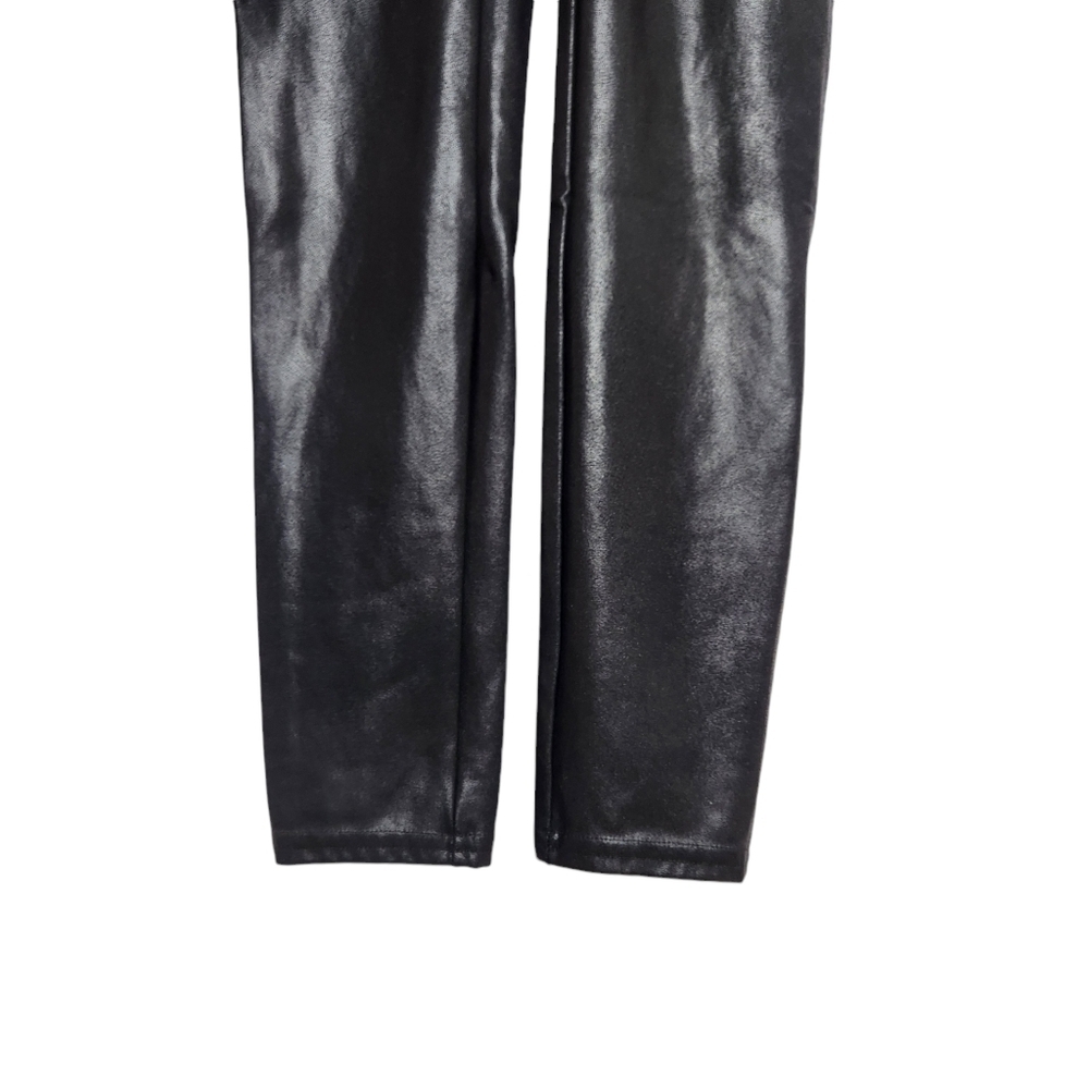 SPANX Faux Leather Leggings Mama Waistband - Picture 9 of 14